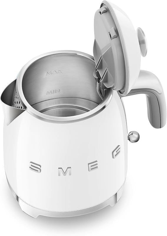 Smeg KLF05WHEU 0,8L Elektromos Vízforraló Fehér Rozsdamentes Acél