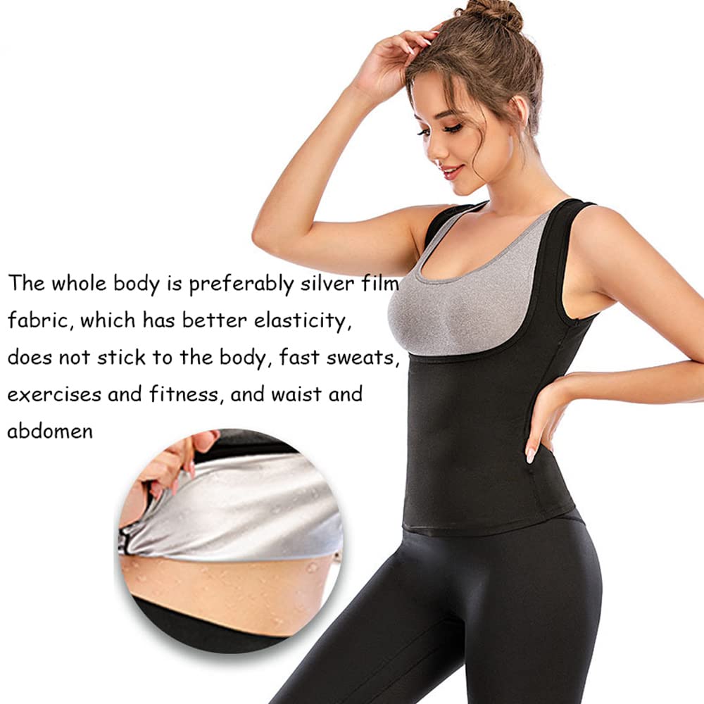 Débardeur Sudation Shujin – Gilet Minceur Sauna, Manche Courte – Polymère Chauffant, évacue L’humidité – Homme/femme
