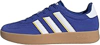 adidas Men's Barreda Fashion Sneakers - Court-Inspired Style, Mixed Leather-Suede Upper, High-Traction Rubber Sole