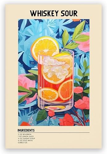 Miniatura 11 de GyXzodonti Pósteres de cóctel Espresso Martini retro, arte de pared de cóctel, bebida, decoración de pared, decoración de carrito de bar, cocina,