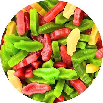 Swedish Retro Racing Cars Fruity Gummy Candy Fun Car-Shaped Treats Chewy Texture Pick & Mix 16 oz - 1 lbs - 454g