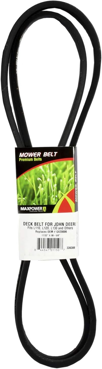 MaxPower 336388B Lawnmower Belt, Black