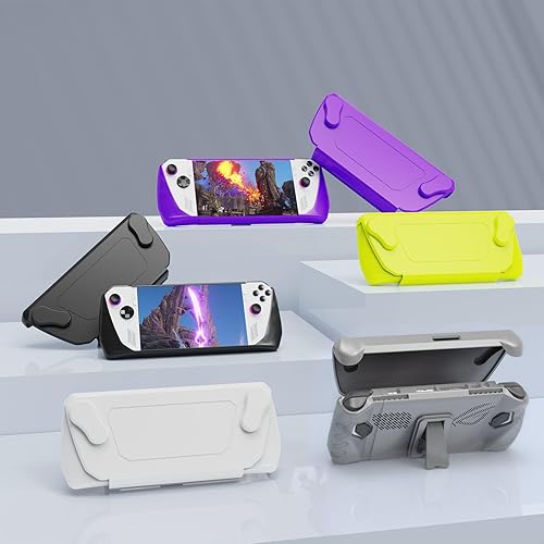 Miniatura 9 de Protective Case Cover for ROG Ally Handheld, Game Console Skin Shockproof Protector Cover for ROGALLY with Stand Base Gaming Protective Case