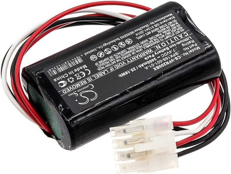 Miniatura 2 de VINTRONS - Batería de repuesto compatible con VERIFONE PCA169-001-01, PCA169-404-01-A, Ruby 2 (3400mAh)
