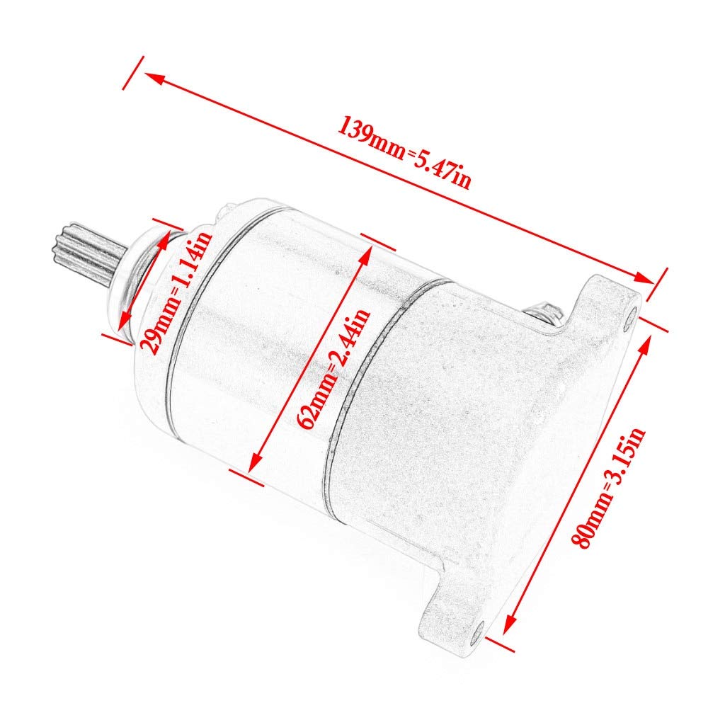 Motor de Arranque de Motocicleta ,para Honda FES125 FES150 Pantheon 2003-2005 NES125 NES150 2000-2006 SH125 SH150 i 2005-2008 31200-KGF-901