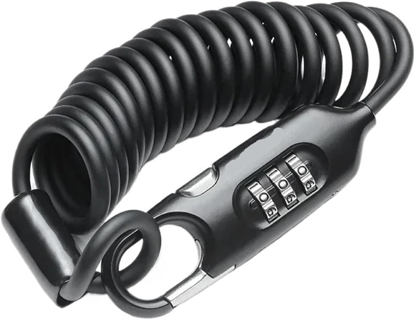 1pcs Bicycle Lock Portable Anti-Theft Safety Password Steel Cable Security Password 3 Digit Lock Helmet Lock Accessory(32120003001)