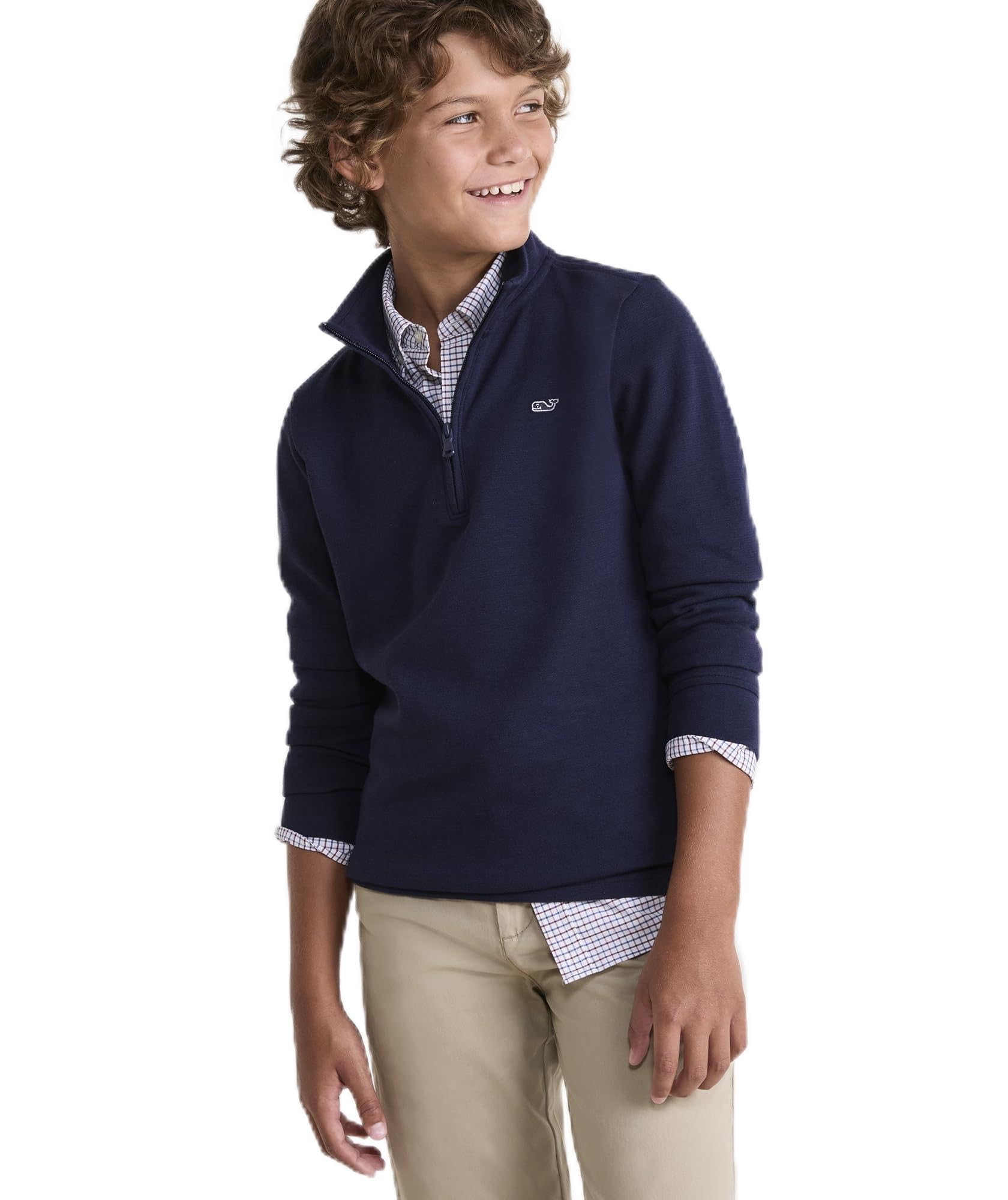 vineyard vines Boys' Saltwater 1/4 Zip (Toddler/Little Kid/Big Kid)