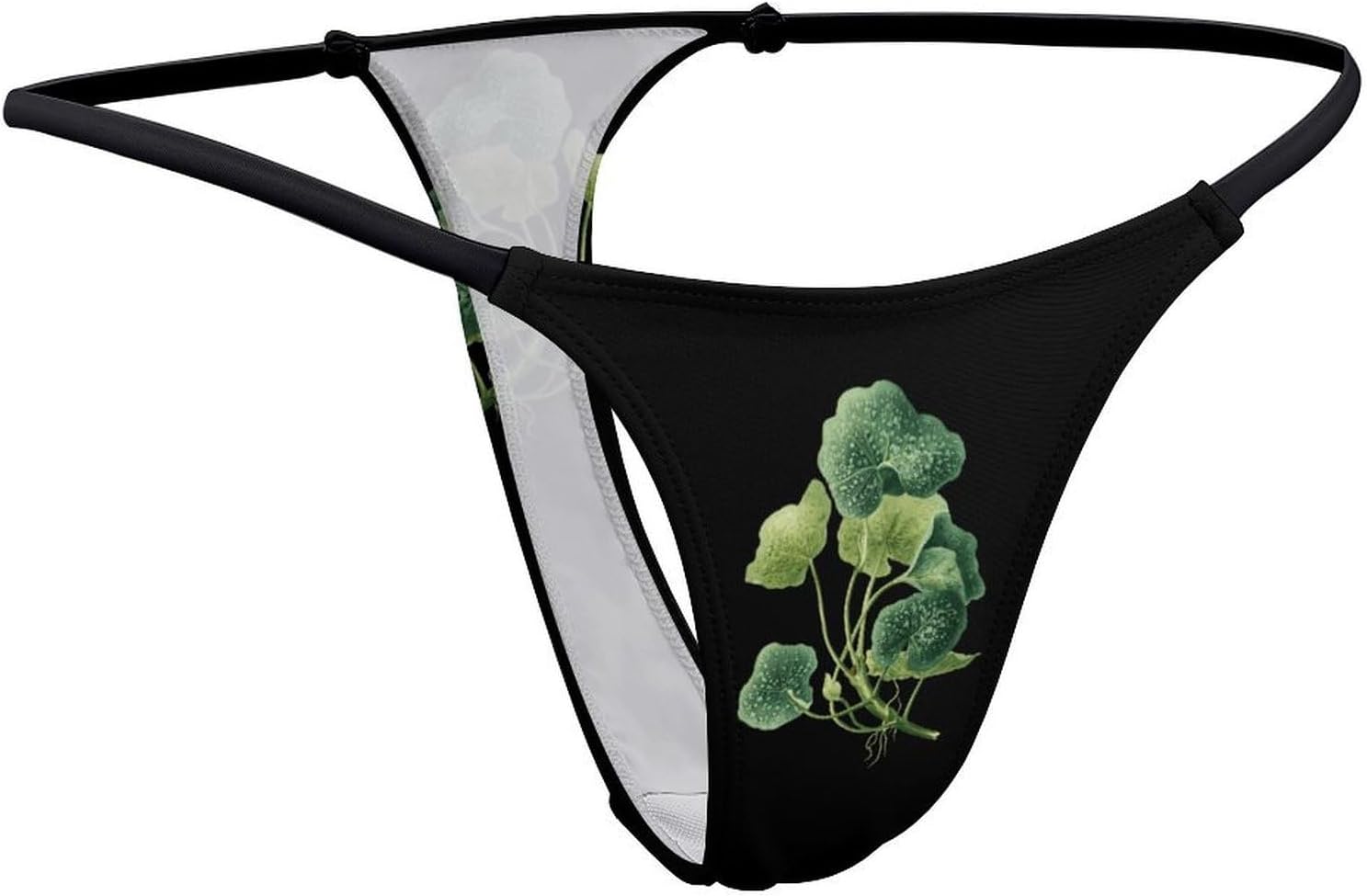 Wild Ginger Plant Sexy G String Thongs for Women No Show X-Large