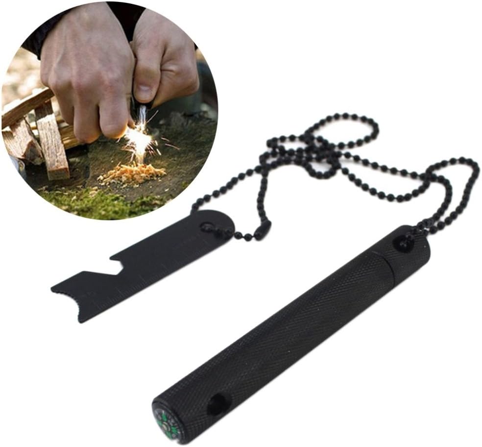 SuperStores Outdoor Survival Camping Travel Fire Stick Adventure Hunting Fishing Picnic Flint Magnesium Fire Starter Fire Starter Lighter