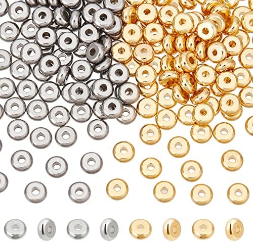 50 Tubes Creux Rectangulaires En Cuivre Doré Pour Bijoux DIY – Entretoises 0,8 Cm, Idéal Pour Colliers, Bracelets, Boucles D'oreilles