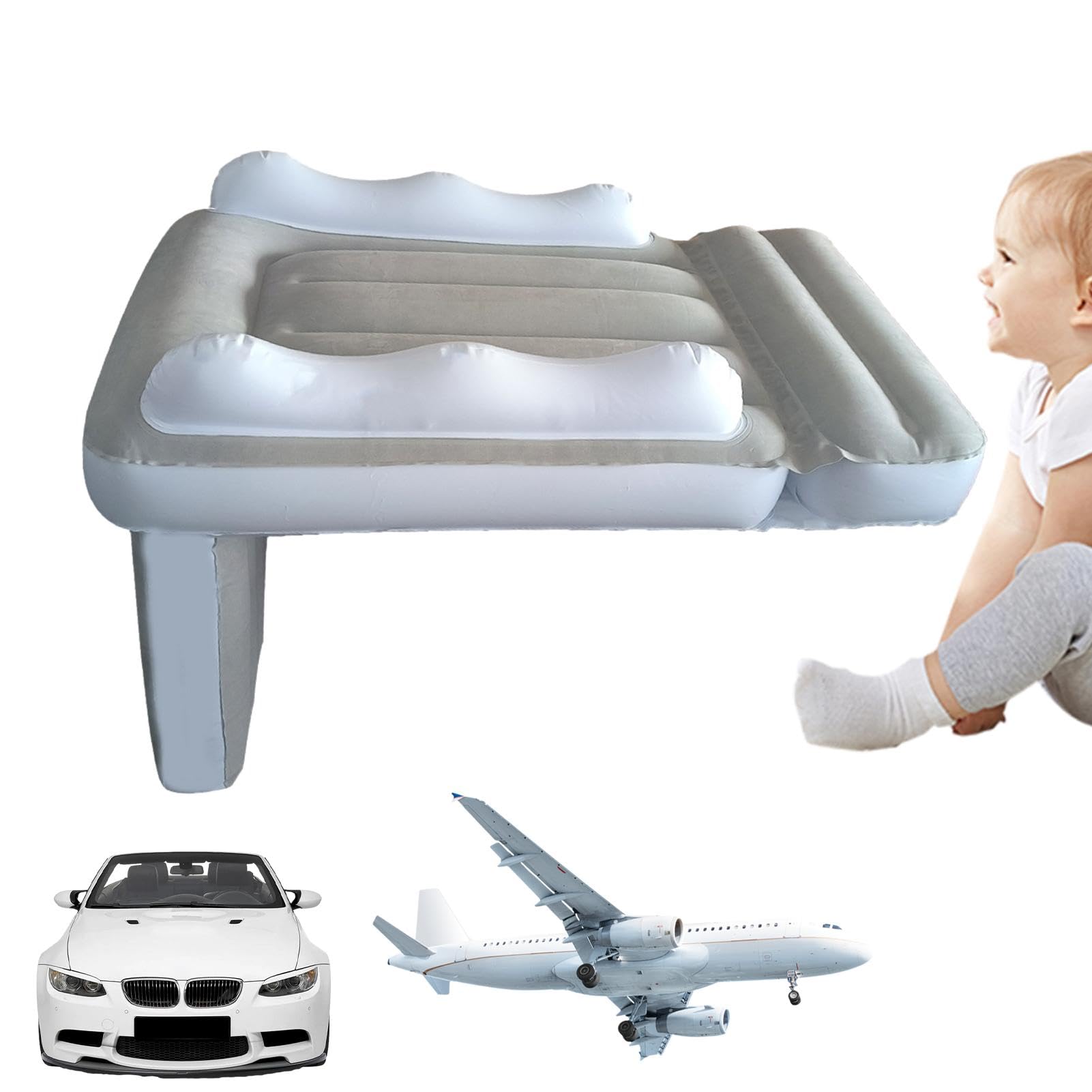 Aufblasbares Flugzeugbett für Kleinkinder Kinder Luftmatratze