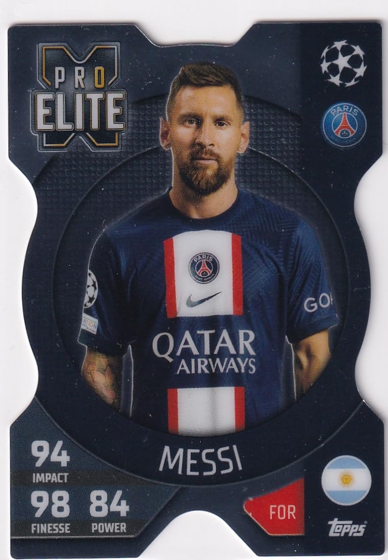 Match Attax Extra 2022 2023 Messi Pro Elite XS 9 Trading Card