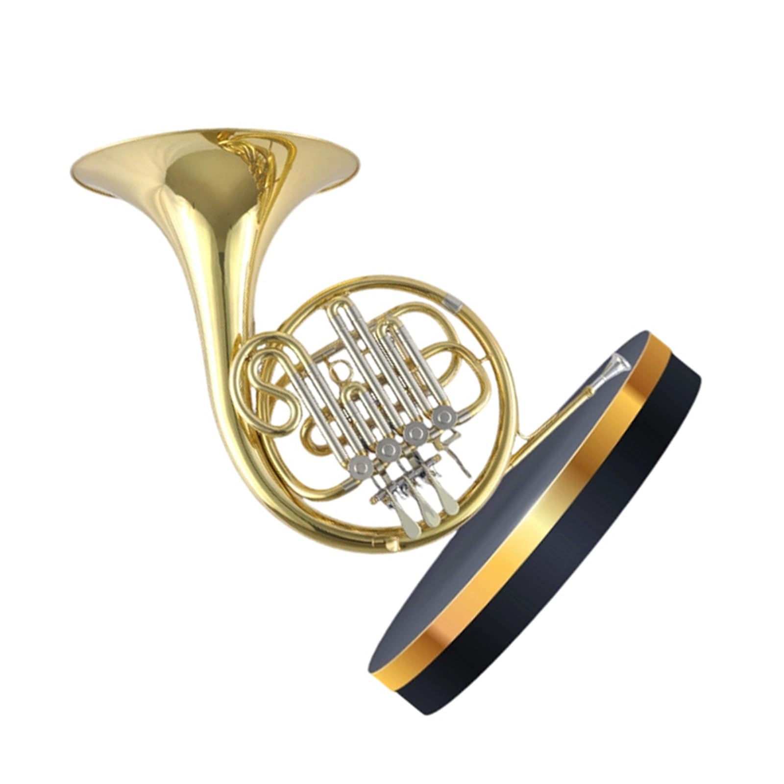 Waldhorn Anfängerinstrument Vierstimmiges Einreihiges B Waldhore Blasinstrument