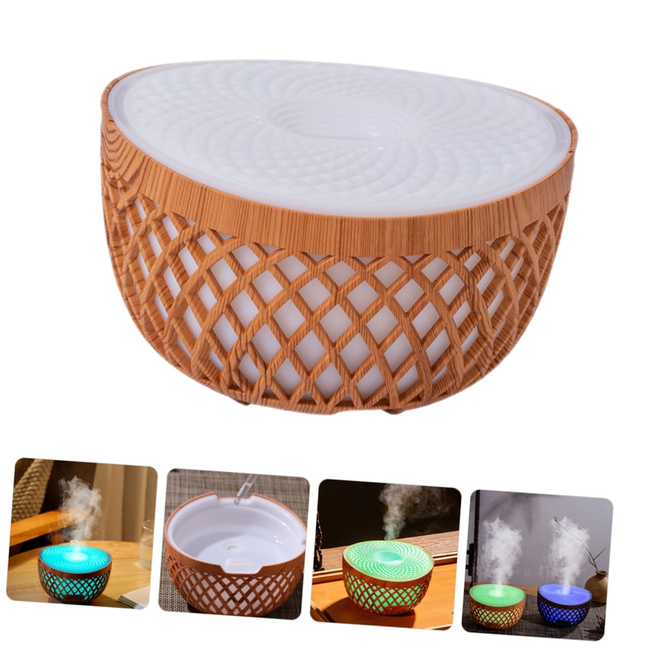 Mobestech Diffusore Oli Essenziali Decorativo Umidificatore Per Scrivania Mini Diffusore Fili Per e Relax Atmosfera Rilassante e Aria