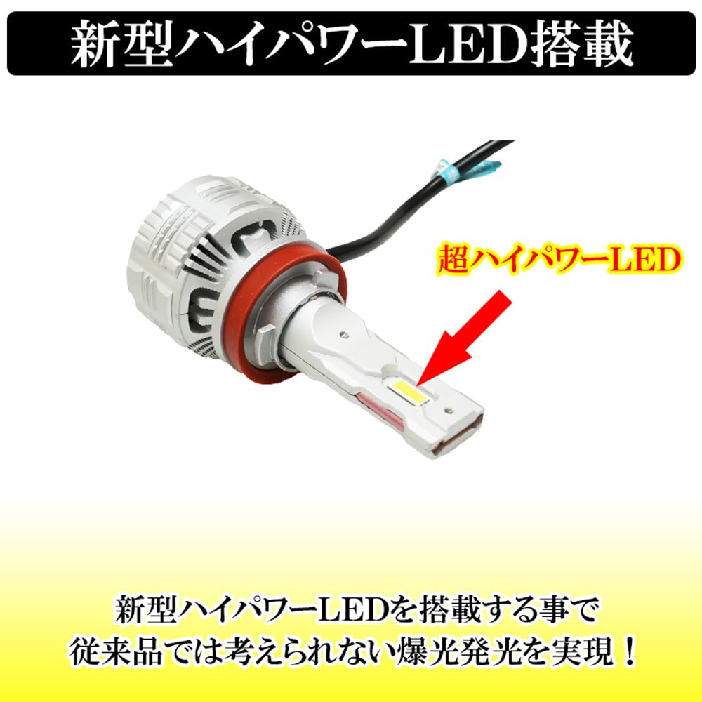 Amazon | DSIC(ディーシック) H8/H11/H16 LED ヘッドライト