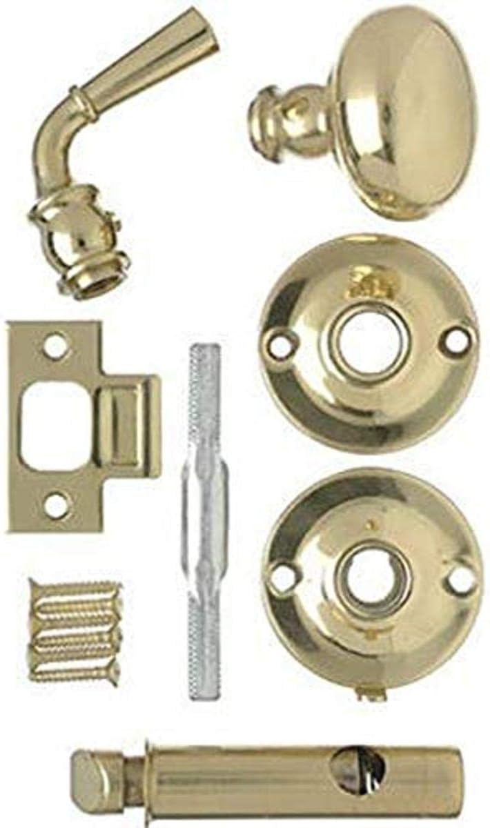 Wright Products V2200BR, Screen Door Mortise, Brass, Golden - Cabinet And Furniture Knobs - 