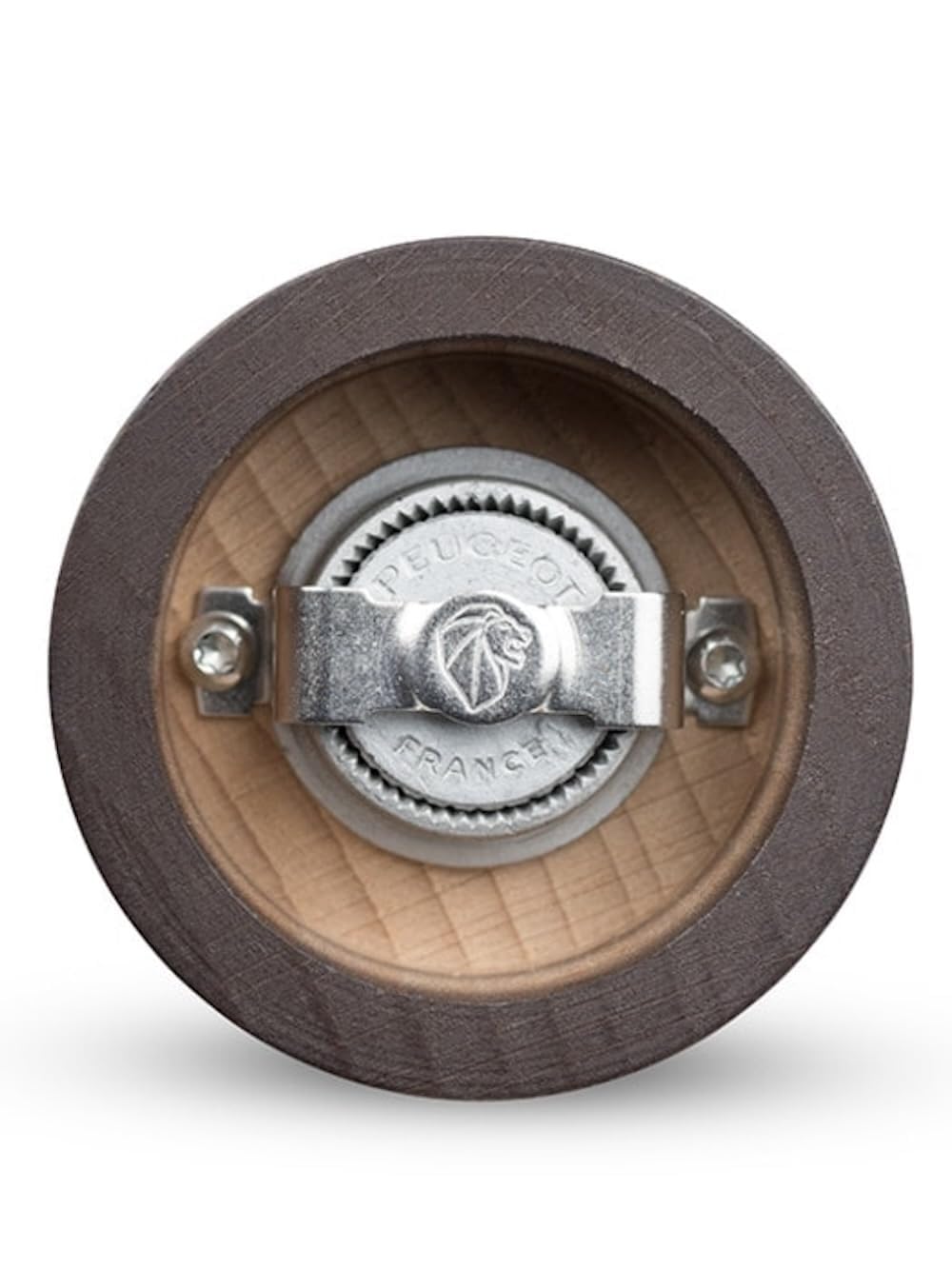 PEUGEOT - Duo Paris - Moulin à Poivre + Moulin à Sel 18 cm - Réglage Classique - Innovation Sel Glace, Mécanisme Zirlion - Bois Revalorisé Labellisé PEFC - Fabrication Française - Coloris Chocolat