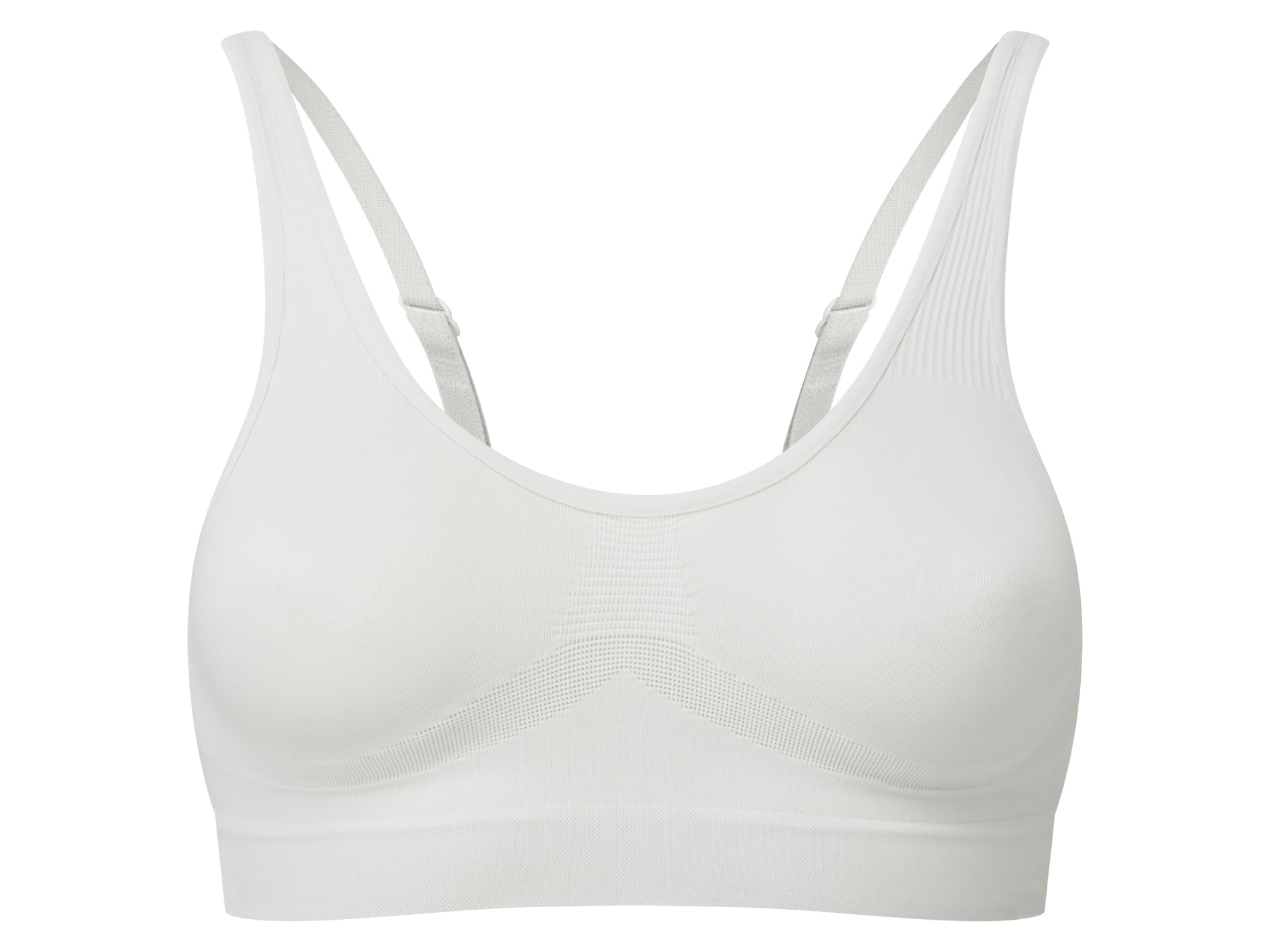 Heist Shapewear - Contour - The Non-Wired Bralette with Built in Support, Adjustable Straps and Flexible Cup Sizing (UK, Alpha, M, Regular, Regular, Cloud White)