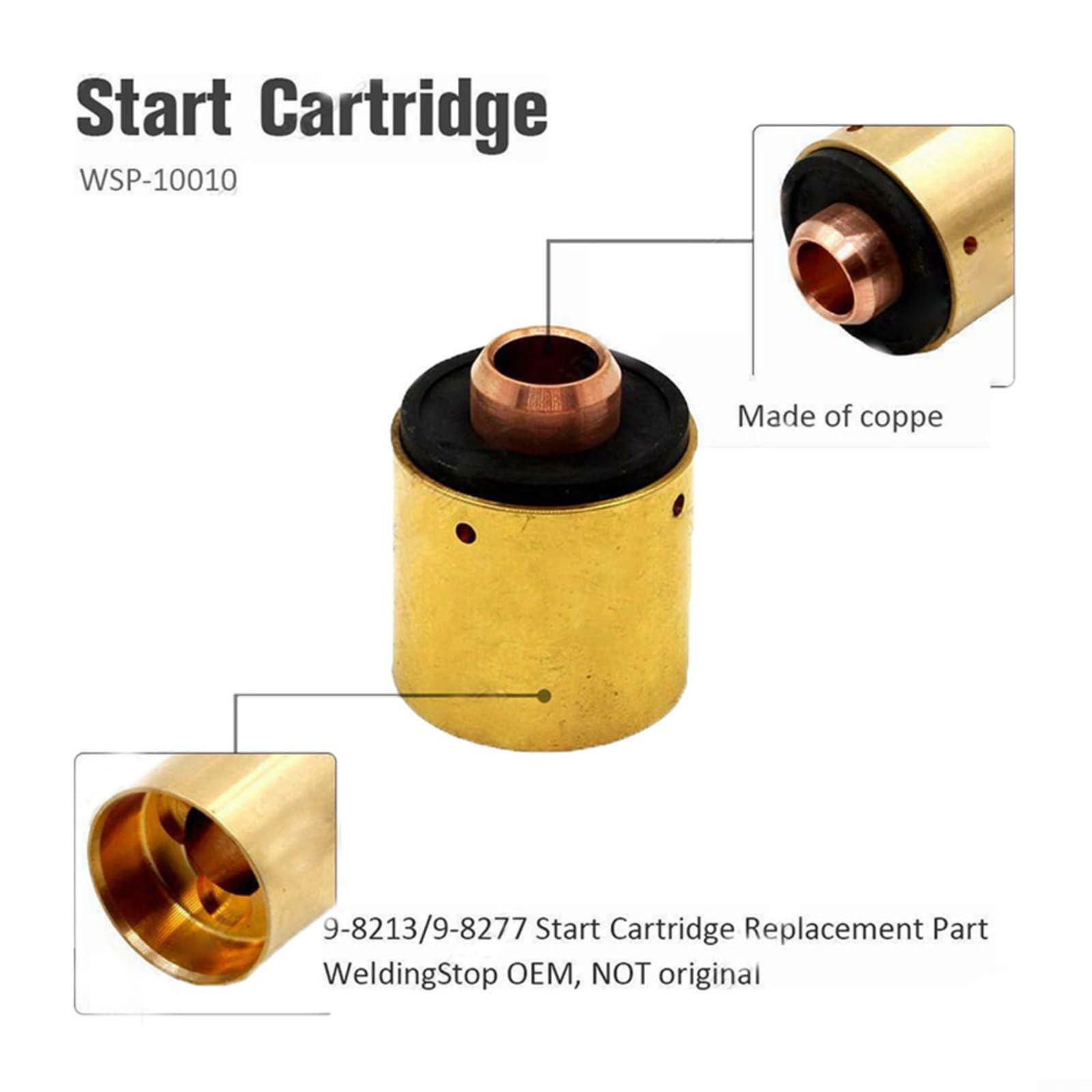 22-teiliges Verbrauchsmaterial Set für Plasmafackel für Thermal Dynamics SL60/SL100, Elektroden 9-8215, Düsen 9-8207, Schutzkappen 9-8218, Zündbox 9-8213