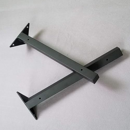 Miniatura 4 de Soportes de estante triangular, de metal para colgar en la pared, de hierro cuadrado, para escritorio, exhibición, estante de almacenamiento,