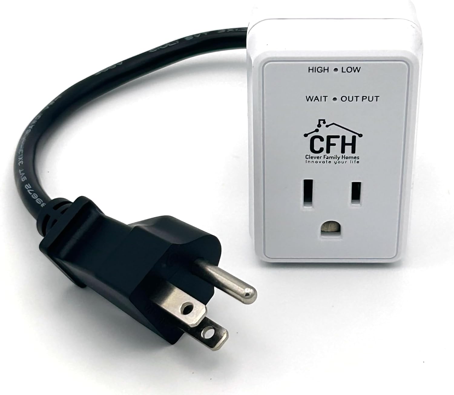 Mini 10-Amp 1200-Watt Surge Protector Smart Plug with Outlet Saver Power Cord