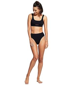 seafolly モス　カーキ　ビキニ　新品未使用 Roxy HIBISCUS DAZE ELONG TRI MOD ウィメンズ ビキニセット