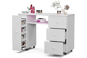 Paddie Nail Vanity Desk: Elevate Your Nail Salon Experience
