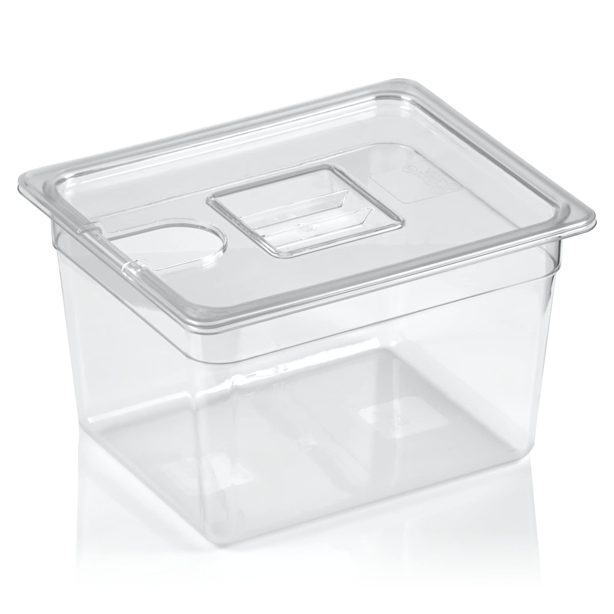 Mahlzeit Sous Vide Set, GN contenitore con coperchio e supporto regolabile per cottura pesce e carne
