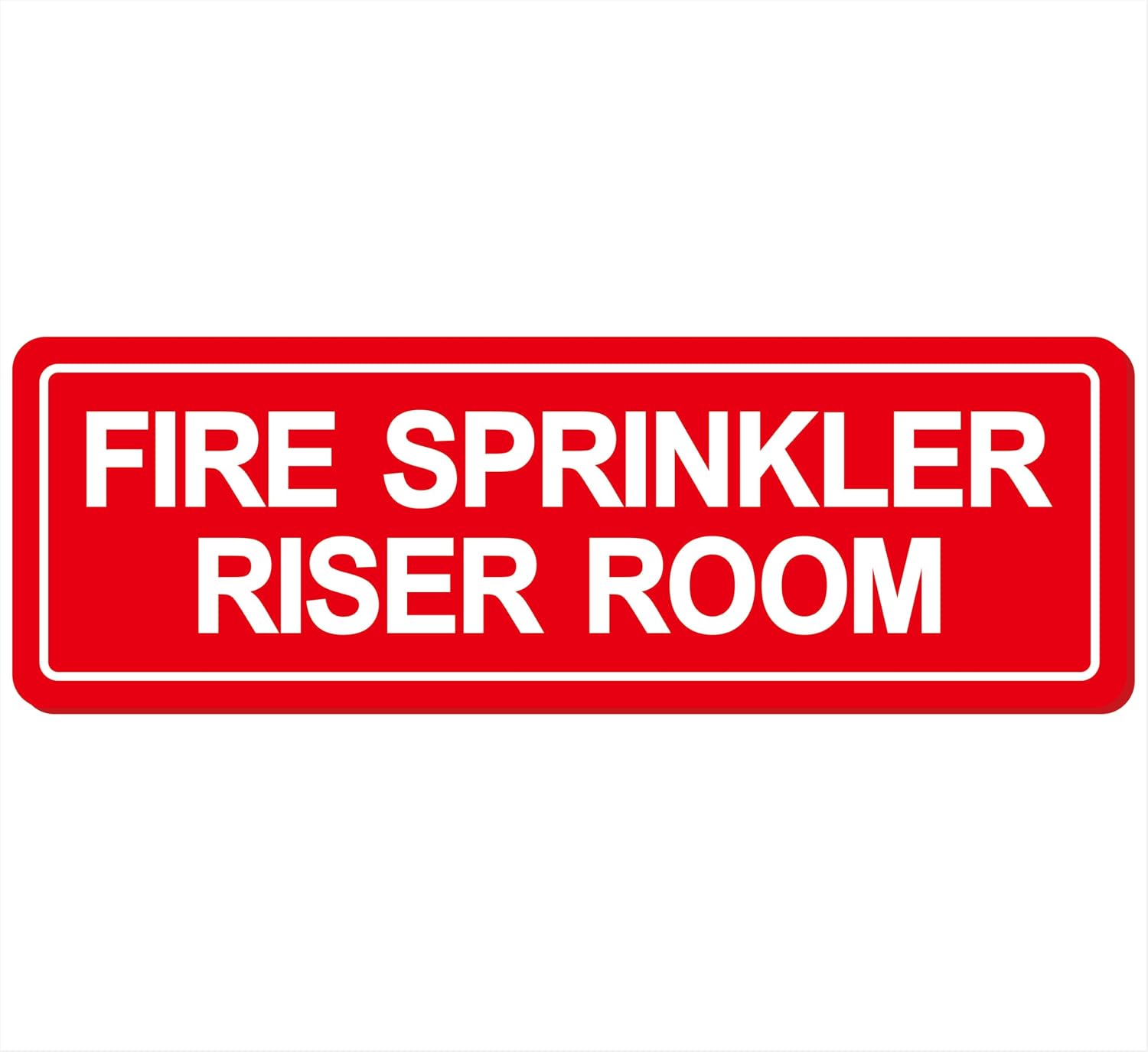 Sprinker Riser Sign Amazon.com: Fire Sprinkler Riser Room Sign - Made from Premium Durable ...