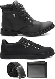 Kit Coturno Adventure + Sapatenis Casual Masculino