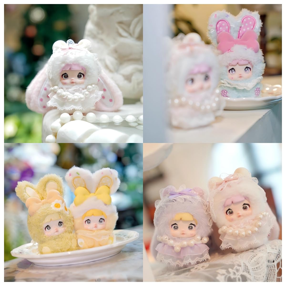 シクレ　A bit of sweetheart ノミ ぬいぐるみ Nommi V7 x Amarilith A Bite Of Sweetheart Series Blind Box Figure