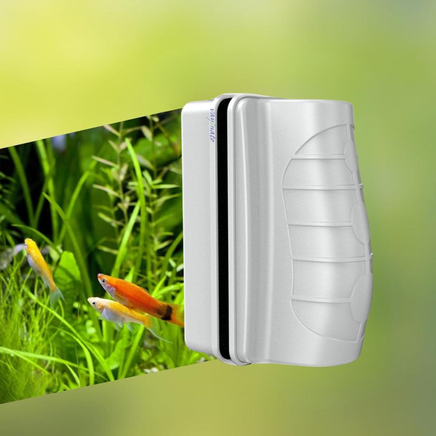 SOBO (SB-BXS) Small Fish Tank Glass Cleaner Aquarium Magnet Cleaner | Double-Sided Fish Tank Brush for Crystal Clear Viewing by Petzlifeworld-image-10