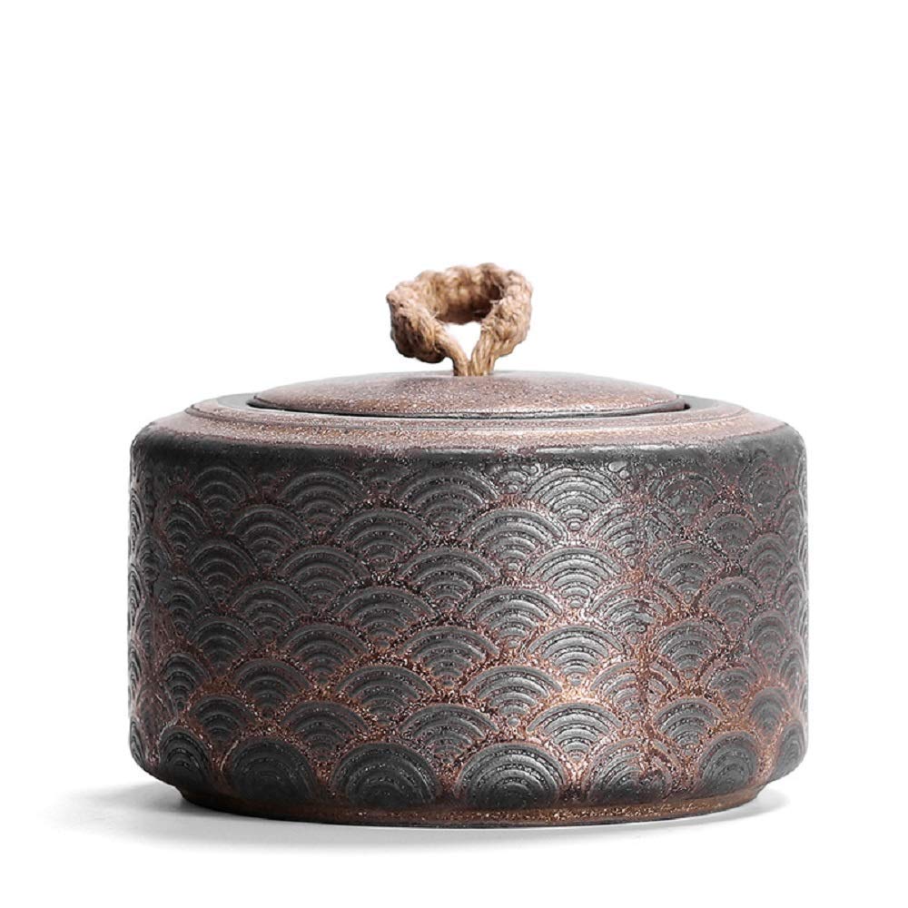 Urna de cerámica para cremación, Caja de urna funeraria, columbario conmemorativo, ataúd de entierro, Recuerdos o Cenizas para ataúdes de Mascotas