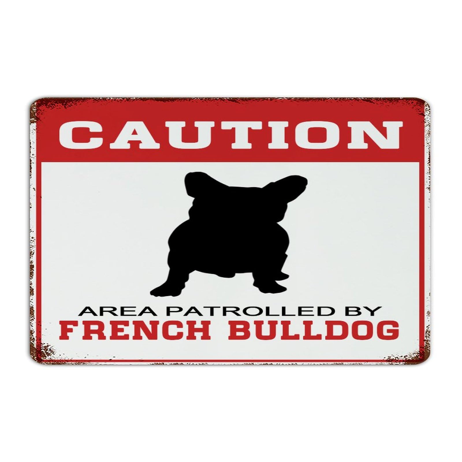 Plaque Bouledogue Français cadeau déco idéal pour chambre homme branché