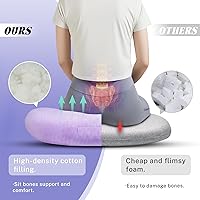 Vista 7 de BBL - Almohada poscirugía para glúteos con agujero para dormir, sentada, conducir, almohada brasileña de levantamiento de glúteos para mujer