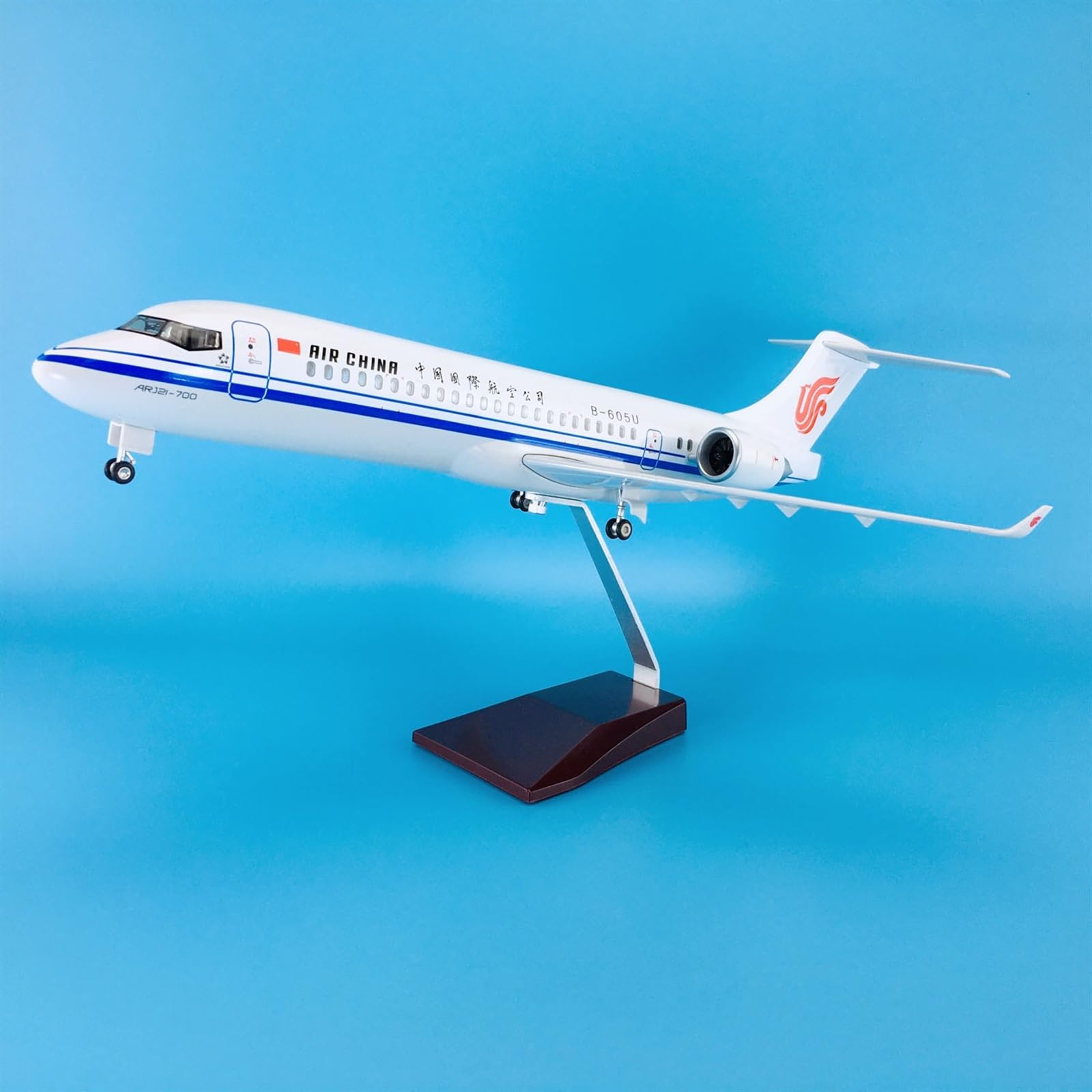 Skopiuj model samolotu 1:70 47cm z kołami samolot gotowy produkt samoloty ARJ21-700 powietrze dla chińskiej kolekcji modeli samolotów