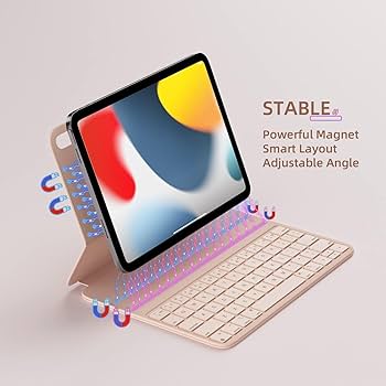 Amazon.com: HOU keyboard Case for iPad 10th Generation/iPad
