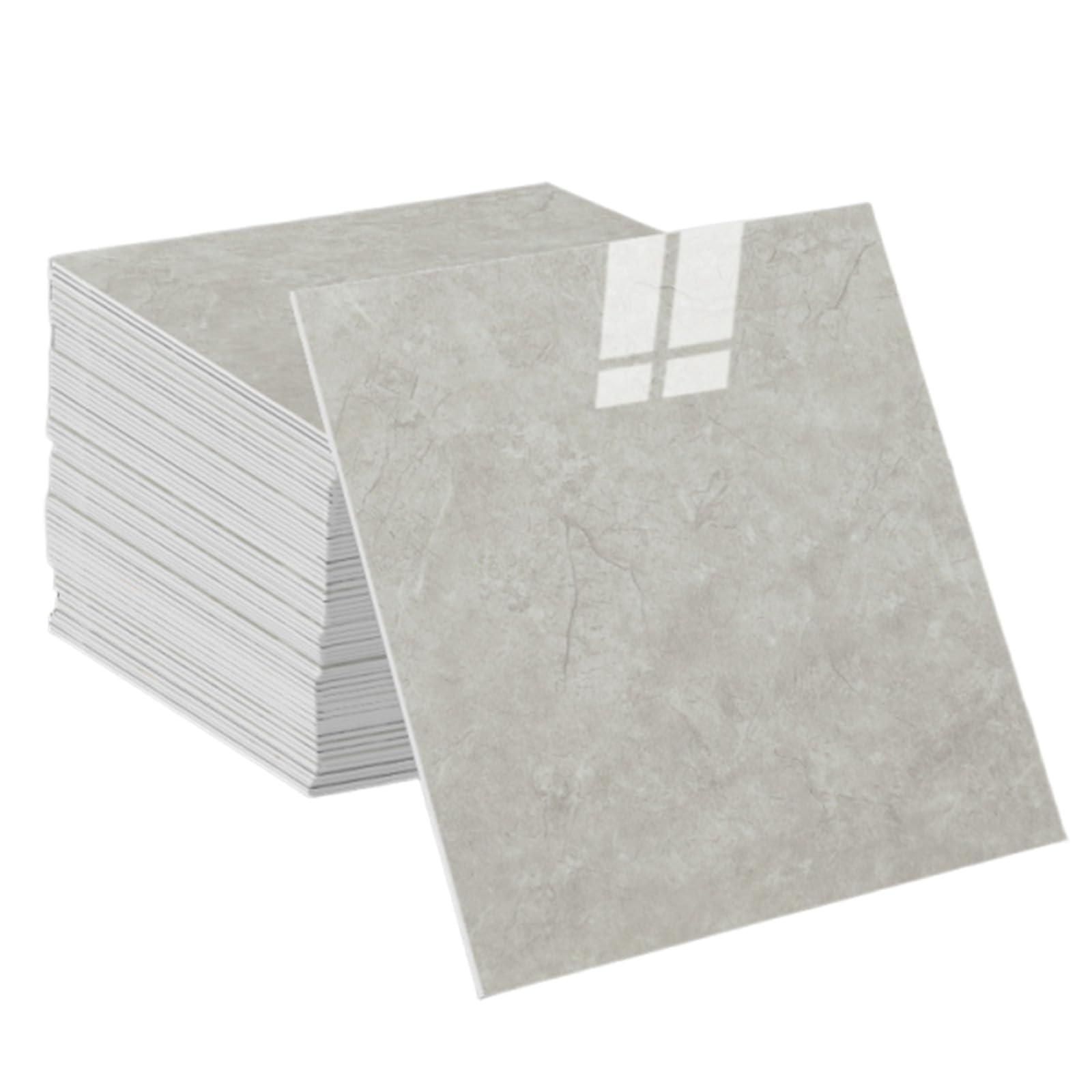 CutitiUU 10pcs 30x30cm Self Adhesive Wall Tiles,Refurbished Waterproof Tiles,Stick On Wall Tile Kitchen Splashbacks for Walls,PVC Waterproof Shower Walls Panels,for Bathroom Kitchen (Beige) — image 1