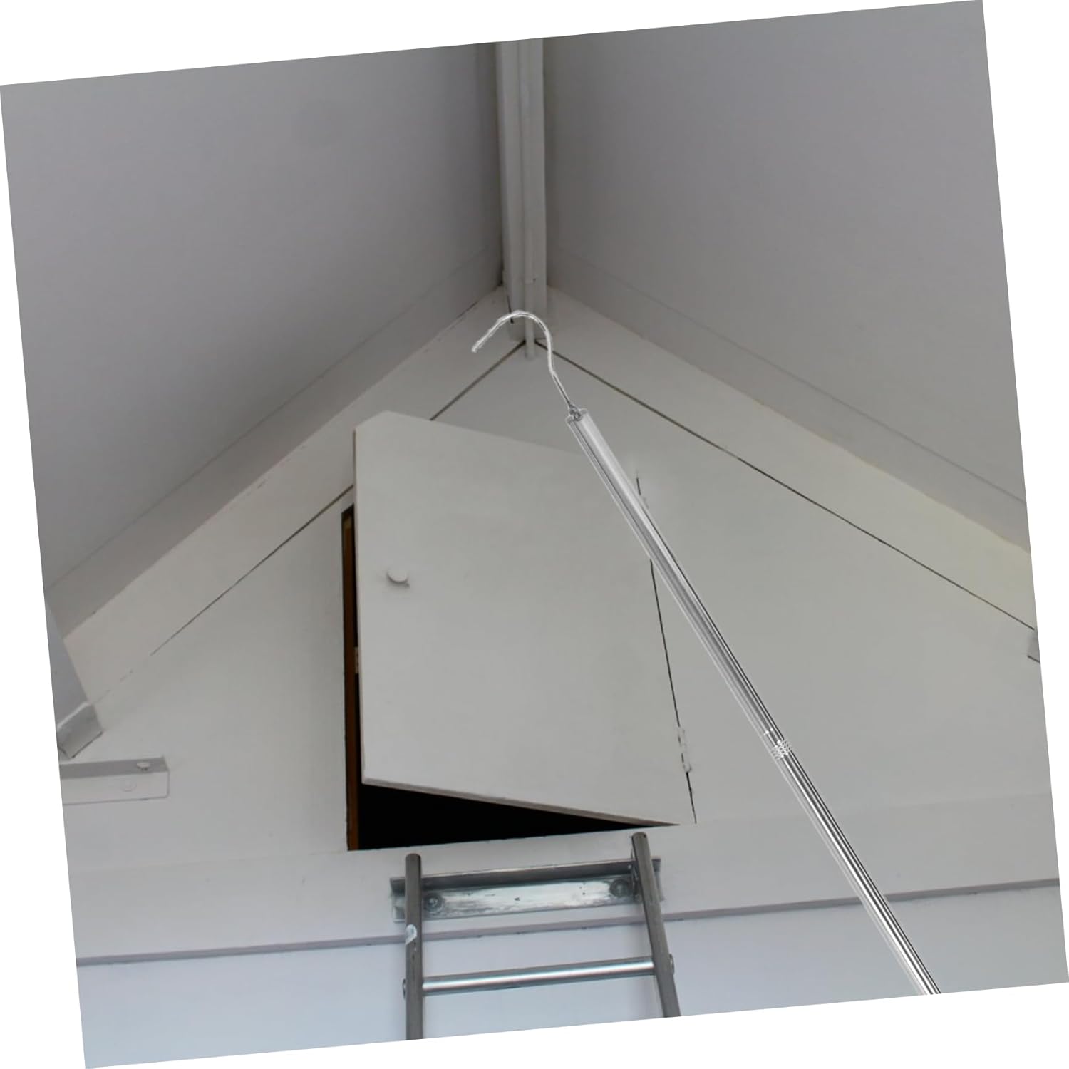 Uonlytech Attic Ladder Accessory Replacement Pull Pole Stairs Puller Rod for Household Ceiling Ladder