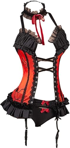 Miniatura 1 de Date A Live Cosplay Disfraz Kurumi Tokisaki Cosplay Disfraz de Pesadilla Halloween Conjunto completo