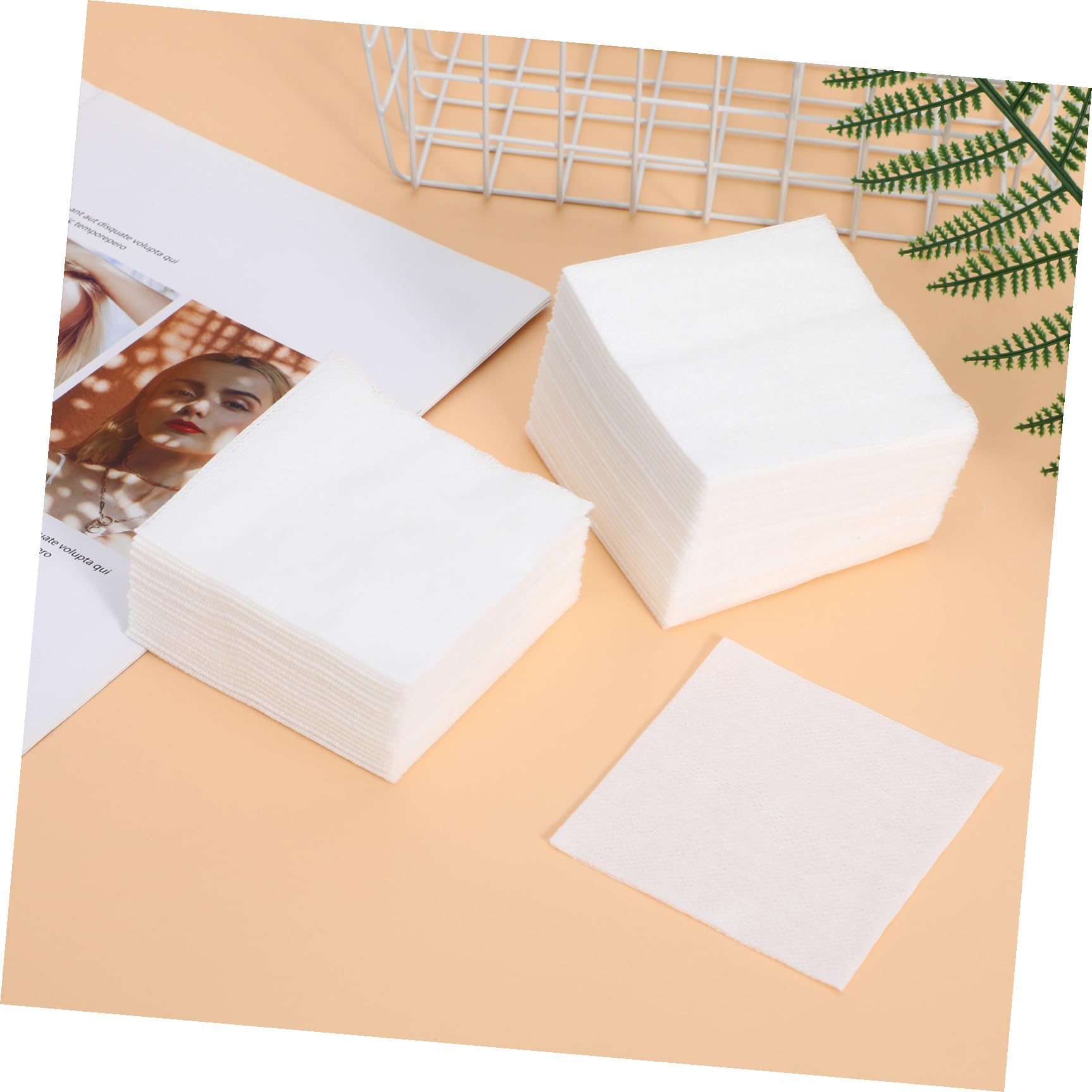 Einweg Stoff Make Up Entferner Pads 400 Stück für Damen