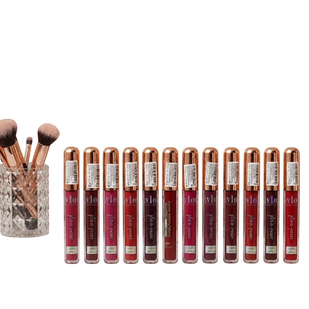 Matte Liquid Lipstick Set of 12 | Waterproof, Transfer Proof & Long Lasting | Highly Pigmented Velvet Matte Finish | 12 Assorted Shades | Lightweight Smudge Proof | 5ml Each-image-15