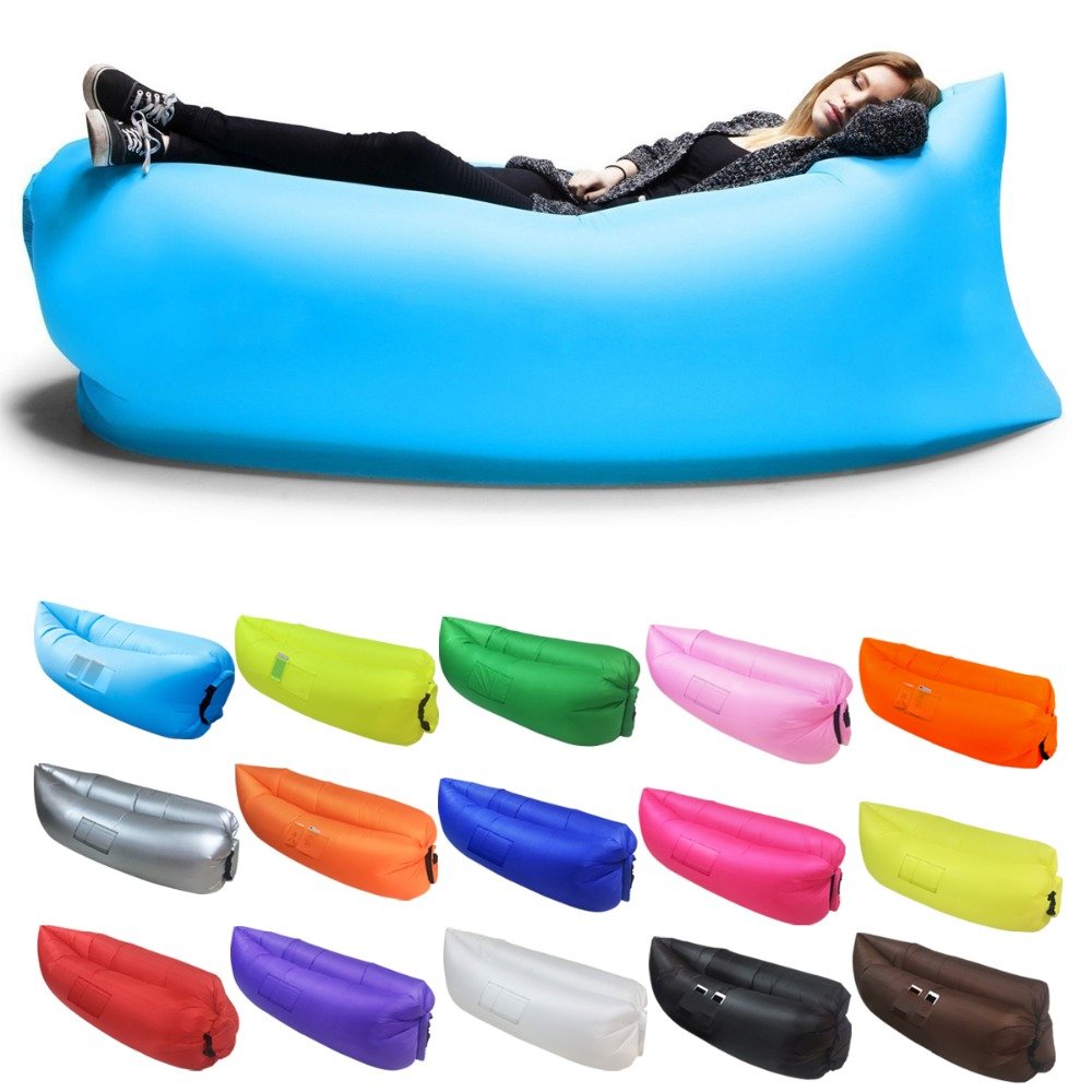 Outdoor Inflatable Lounger, Inflatable Chair, Nylon Fabric Beach