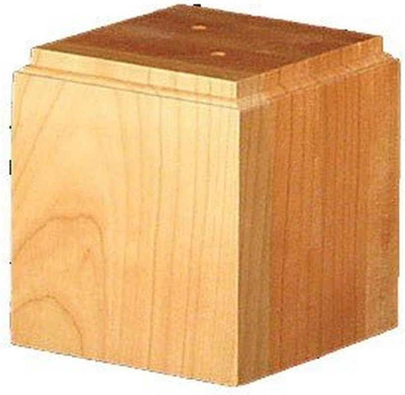 Craftsman Square Bun Foot, Hard Maple Everything Else