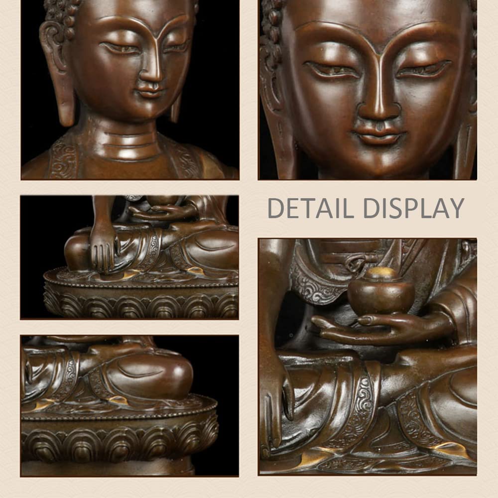 石彫 降魔坐の仏像 瞑想の型 仏教 オブジェ 高さ41.5cm 重さ19.2kg Amazon｜Csnbfiop 仏像彫刻 座仏石 お香 瞑想像 装飾｜仏像