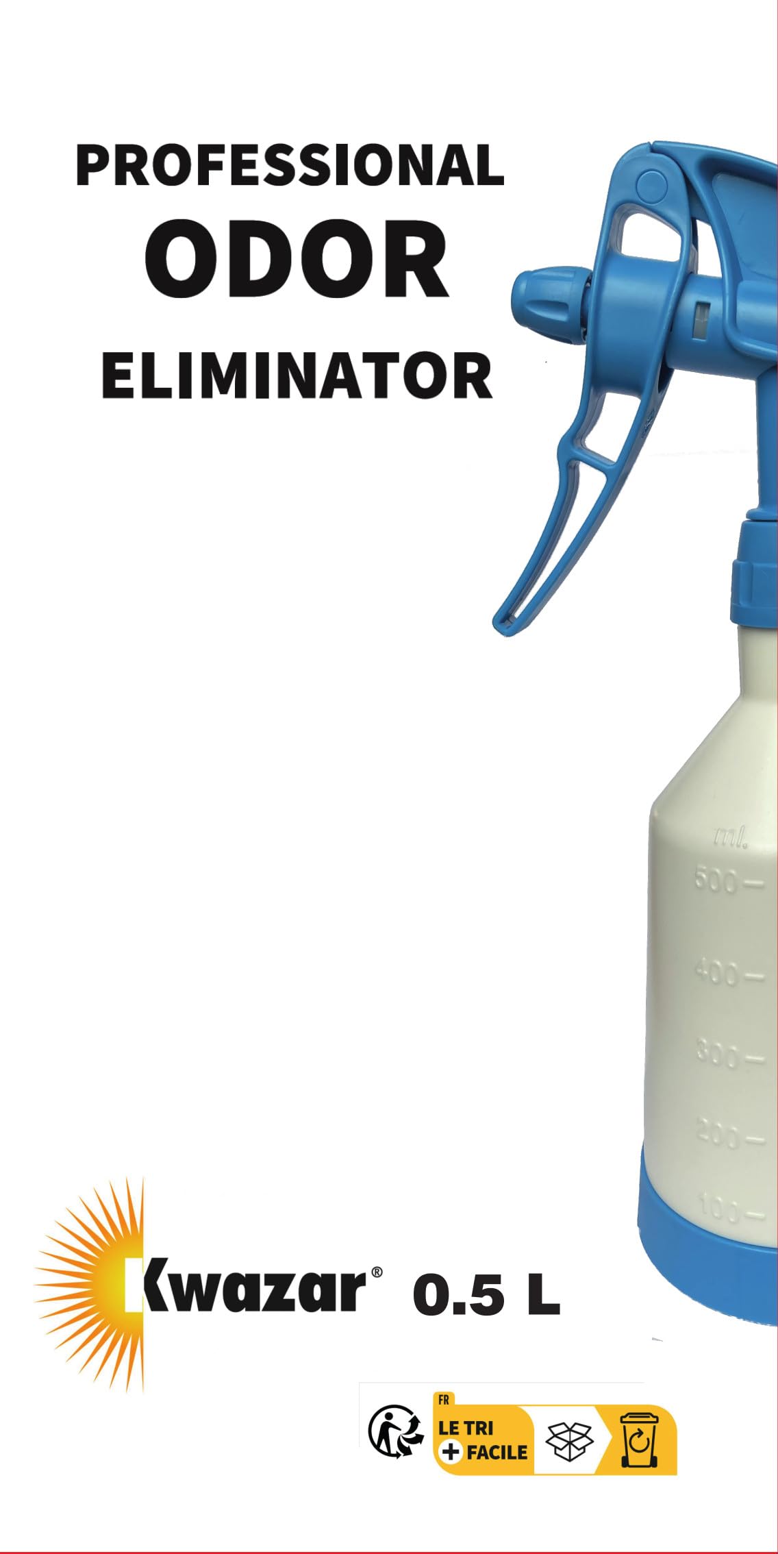 Kit de désodorisant industriel super-concentré, permet 5 litres de prêt à l'emploi