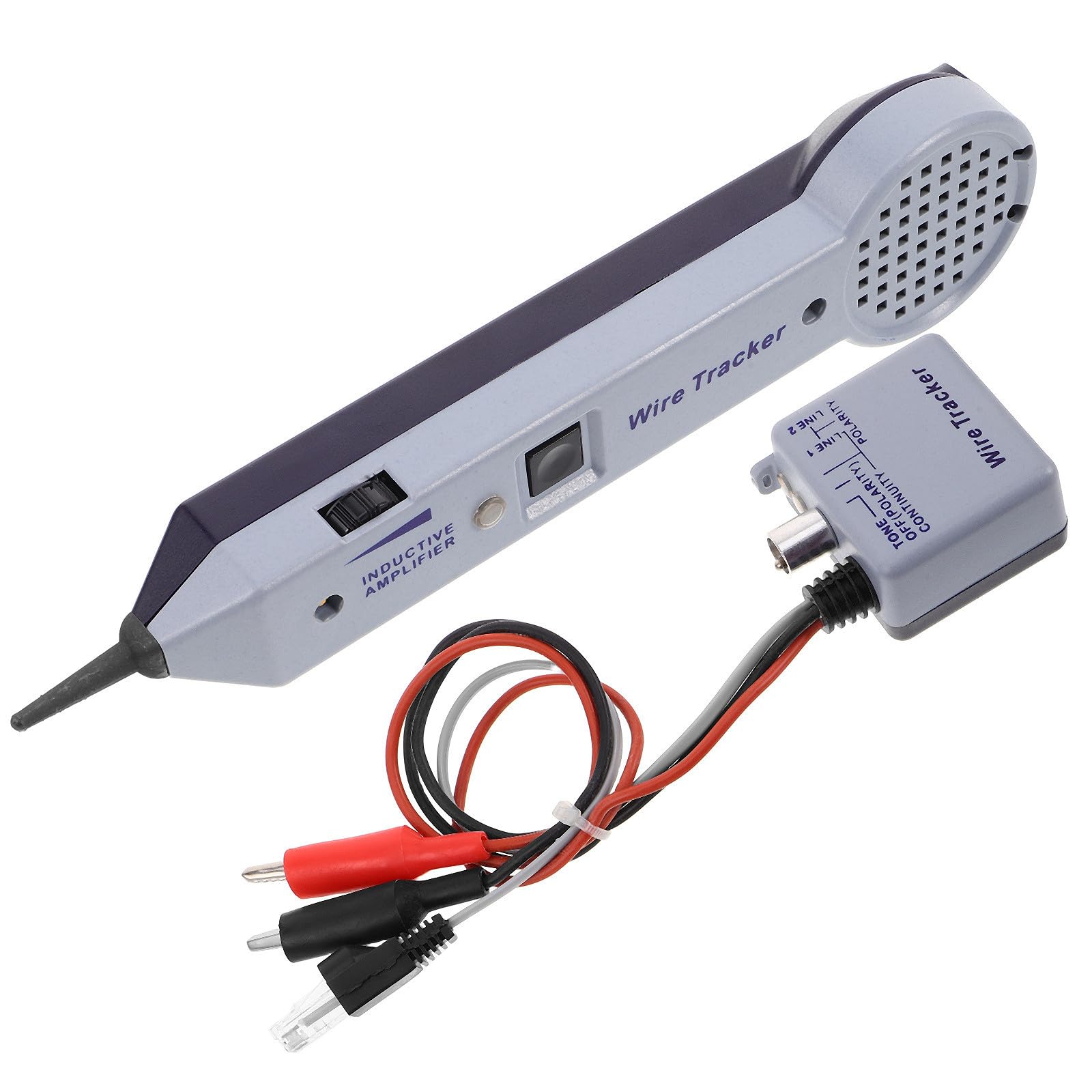 iplusmile Kit Tester per Cavi con Amplificatore Induttivo e Test ad Alta Precisione per Cavi Audio e Telefonici, per Uso Domestico e Industriale con Materiali Pp e Metallo