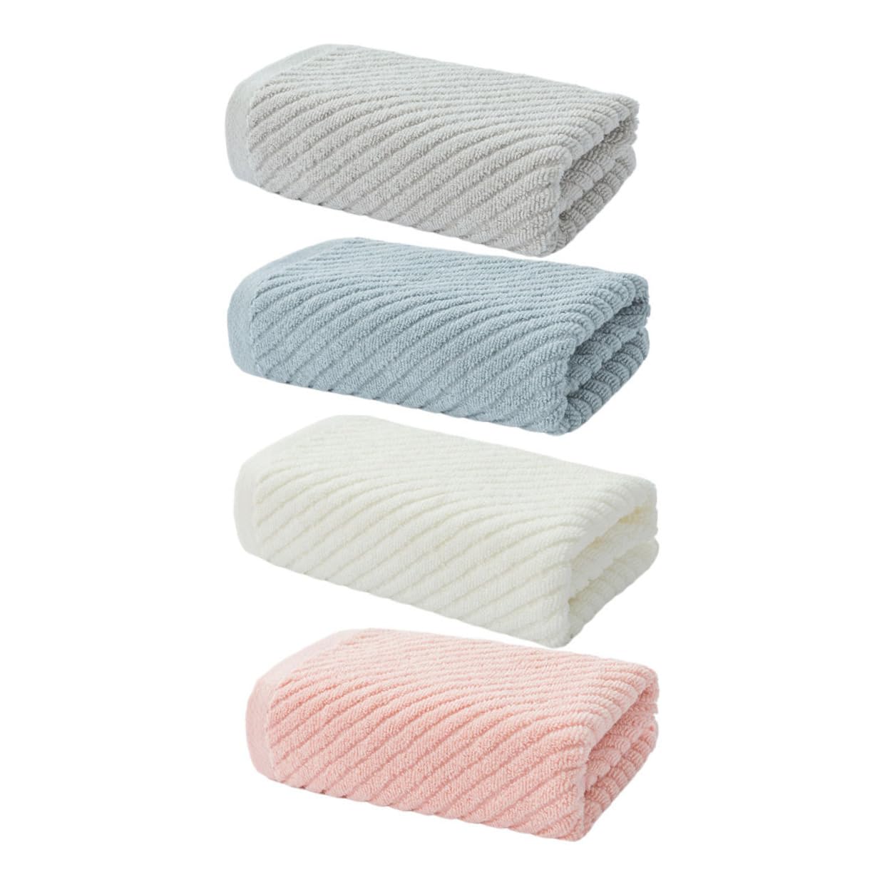 Toallas de algodón egipcio LABRIMP súper absorbentes para un secado facial suave