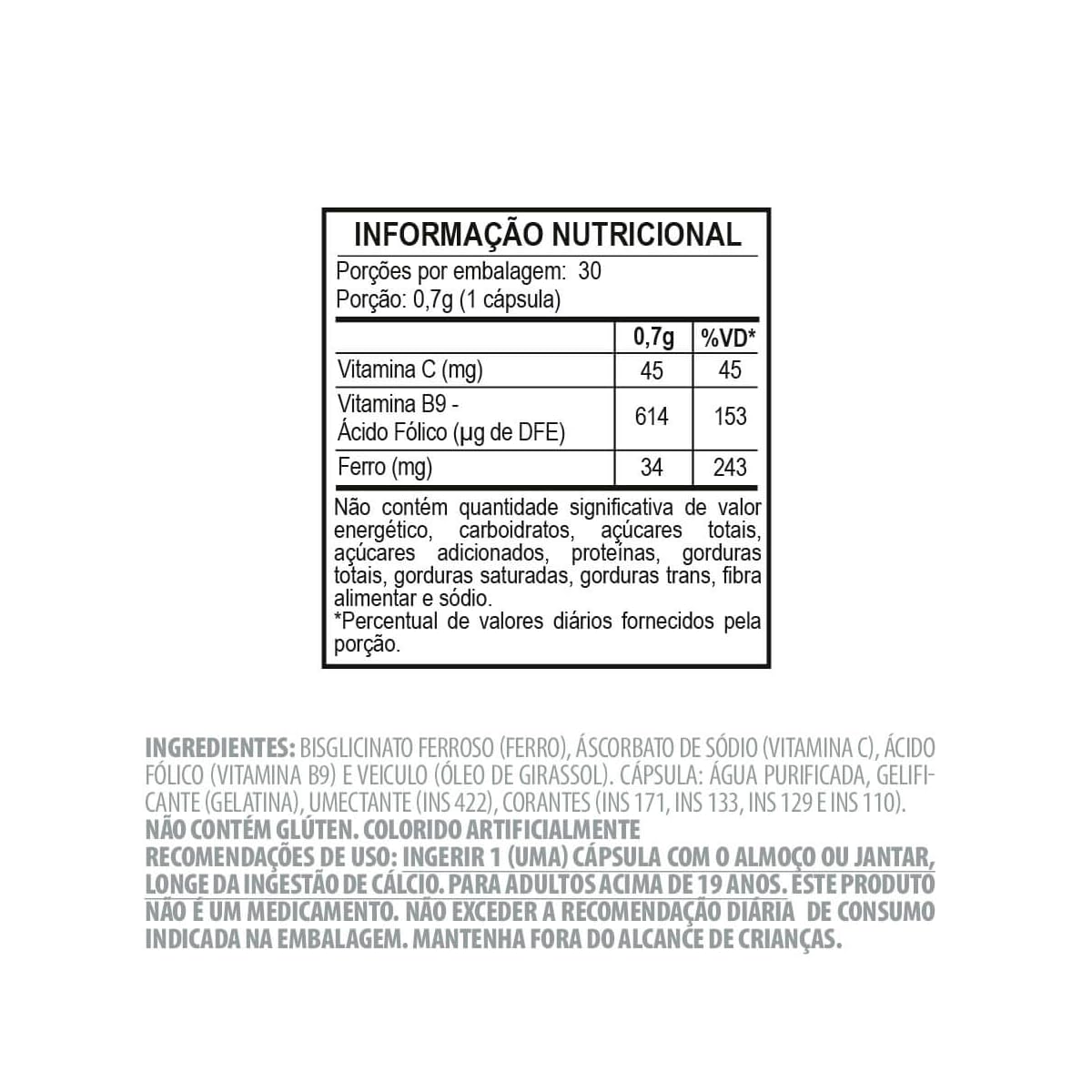 3x Multivitamínico Belt Ferro Com Vitamina C Ácido Fólico – Belt Nutrition em promoção! Veja a oferta e mais achadinhos de Vitaminas & Suplementos 4 Hoje é o melhor dia para comprar 3x Multivitamínico Belt Ferro Com Vitamina C Ácido Fólico – Belt Nutrition com aquele preço maroto! Promoção! Aproveite a oferta! 4