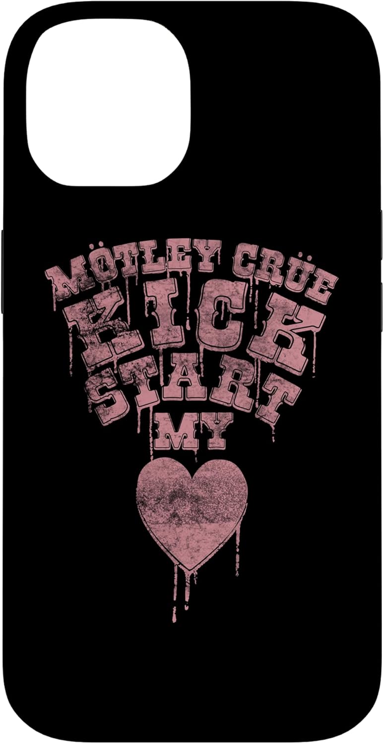 Mötley Crüe Kickstart My Heart Drip Font Case for iPhone 13